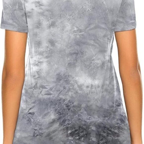 Maternity Nursing Pajamas Set Short Sleeve Breastfeeding Sleepwear Double Layer - Picture 6 of 6